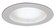 Rec Inc 4'' Trim 4'' Flat Lens W/ Metal Trim in White (167|NS26W)