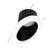 Rec Slope 6'' Trim LED Reflector Trim in Black Reflector / White Flange (167|NLRS6S11L130B)