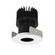 Rec Iolite Non-Adjustable Trim in Black Pinhole / Matte Powder White Flange (167|NIOB2RPH40XBMPWHL)