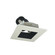 Rec Iolite Adjustable Trim in Black Reflector / White Flange (167|NIO4SDSQCDXBW)