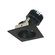 Rec Iolite Adjustable Trim in Black Reflector / Black Flange (167|NIO4SD50XBBHL)