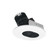 Rec Iolite Adjustable Trim in Black Slot Aperture / Matte Powder White Flange (167|NIO4RSL35XBMPWHL)