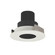 Rec Iolite 4'' Round Pinhole in Black / Matte Powder White (167|NIO4RPH50XBMPW10)
