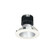 Rec Iolite Reflector Non-Adjustable Trim in Haze Reflector / White Flange (167|NIO4RNDC50XHWHL)