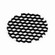 Rec Iolite Hex Cell Louver For 1'' Iolite in Black (167|NIO1HC)