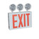 Exit Ny Approved LED Exit/Em Combo in White (167|NEX751LEDR3)