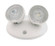 Emergency Double Head, Wide Lens, 2W X 2 in White (167|NE864LEDW)