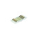 Sl LED Lbar Silk Sbc Acc Interlink End-To-End Solid Bus Connector For Lightbar Silk in White (167|NAL800)