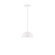 Arcade One Light Pendant in White (518|STG43144)