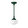 Schoolhouse One Light Pendant in Forest Green (518|STC02142H24)