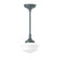 Schoolhouse One Light Pendant in Slate Gray (518|STC02140H36)