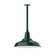 Warehouse One Light Pendant in Forest Green (518|STB18442T36)