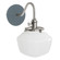 Uno One Light Wall Sconce in Slate Gray w/Brushed Nickel (518|SCL4134096)