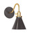Uno One Light Wall Sconce in Architectural Bronze w/Brushed Brass (518|SCL4055191)