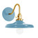 Uno One Light Wall Sconce in Light Blue w/Brushed Brass (518|SCL4015491)