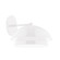 Nest One Light Wall Sconce in White (518|SCKX44544)