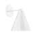 J-Series One Light Wall Sconce in White (518|SCK42044)