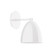 Jill One Light Wall Sconce in White (518|SCK41744)
