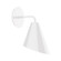 J-Series One Light Wall Sconce in White (518|SCJ41544)
