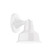 Warehouse One Light Wall Sconce in White (518|SCA18044)