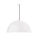 XL Choices One Light Pendant in White w/White Interior (518|PEG2314444)