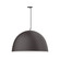 XL Choices One Light Pendant in Bronze Matte w/White Interior (518|PEG2155744C24)