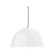 XL Choices One Light Pendant in White w/White Interior (518|PEG2154444C24)