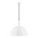 Ray One Light Pendant in White (518|PEBX47244)