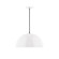 Arcade One Light Pendant in White (518|PEB43344)