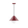Pinnacle One Light Pendant in Barn Red (518|PEB422G1555)