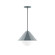 Pinnacle One Light Pendant in Slate Gray (518|PEB422G1540)