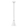Jynx One Light Pendant in White (518|PEB42044C12)