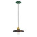 Uno One Light Pendant in Forest Green with Brushed Brass (518|PEB4104291)