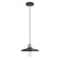 Uno One Light Pendant in Black with Brushed Nickel (518|PEB4104196C22)