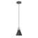 Uno One Light Pendant in Architectural Bronze w/Brushed Nickel (518|PEB4055196C22)
