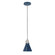 Uno One Light Pendant in Navy w/Brushed Nickel (518|PEB4055096C20)