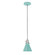 Uno One Light Pendant in Sea Green w/Brushed Nickel (518|PEB4054896C02)