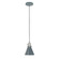 Uno One Light Pendant in Slate Gray w/Brushed Nickel (518|PEB4054096)