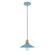 Uno One Light Pendant in Light Blue w/Brushed Brass (518|PEB4045491)