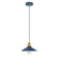 Uno One Light Pendant in Navy w/Brushed Brass (518|PEB4045091C21)