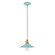 Uno One Light Pendant in Sea Green w/Brushed Brass (518|PEB4044891C12)