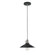 Uno One Light Pendant in Black with Brushed Nickel (518|PEB4044196C02)