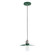 Uno One Light Pendant in Forest Green with Brushed Nickel (518|PEB4034296C01)