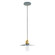 Uno One Light Pendant in Slate Gray with Brushed Brass (518|PEB4034091C22)