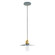 Uno One Light Pendant in Slate Gray with Brushed Brass (518|PEB4034091C02)