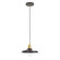 Uno One Light Pendant in Architectural Bronze w/Brushed Brass (518|PEB4015191C12)