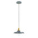 Uno One Light Pendant in Slate Gray with Brushed Brass (518|PEB4014091C20)