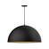 XL Choices One Light Pendant in Black w/Gold Matte Interior (518|PEB2304175) XL Choices One Light Pendant in Black w/Gold Matte Interior (518|PEB2304175)