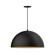 XL Choices One Light Pendant in Black w/Gold Matte Interior (518|PEB2294175C21)