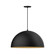 XL Choices One Light Pendant in Black w/Gold Matte Interior (518|PEB2294175)